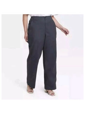 A New Day Straight Leg Pants Dark Navy Size 17